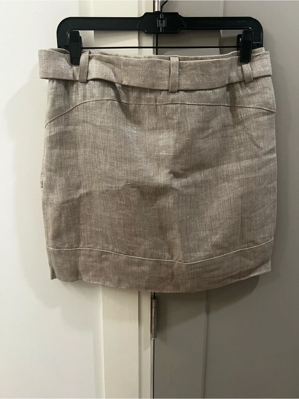 Maje Mini Skirt with Tie Waist